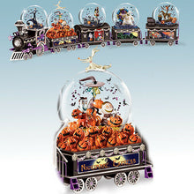 Load image into Gallery viewer, The Bradford Exchange Tim Burton Nightmare Before Christmas GLITTER GLOBE TRAIN CARVING OUT SOME MISCHIEF Issue #2 - RCE Global Solutions