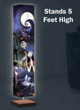 Load image into Gallery viewer, Disney Tim Burton The Nightmare Before Christmas Halloween Town Floor Lamp - RCE Global Solutions