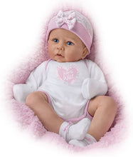 Load image into Gallery viewer, The Ashton-Drake Galleries Worth the Wait Realistic Newborn Baby Girl Doll Lifelike Weighted Poseable with Soft RealTouch® Vinyl Skin by Linda Murray 16-inches - RCE Global Solutions