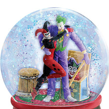 Load image into Gallery viewer, The Bradford Exchange The Joker and Harley Quinn Musical Glitter Globe: Mad Love 5.75"H x 4" Diameter - RCE Global Solutions