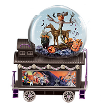 Load image into Gallery viewer, The Bradford Exchange Tim Burton Nightmare Before Christmas GLITTER GLOBE TRAIN ALL HAIL THE PUMPKIN KING Issue #5 - RCE Global Solutions
