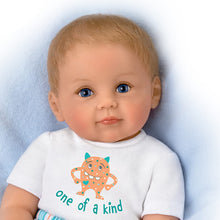 Load image into Gallery viewer, The Ashton - Drake Galleries Cody One of a Kind Lifelike So Truly Real® Baby Boy Doll Magnetic Pacifier Weighted Fully Poseable with Soft RealTouch® Vinyl Skin by Doll Artist Ping Lau 18"-Inches - RCE Global Solutions