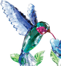 Load image into Gallery viewer, The Bradford Exchange Nature's Delicate Dance Crystal Hummingbird Sculpture 6"-Inches - RCE Global Solutions