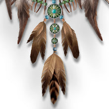 Load image into Gallery viewer, Ted Blaylock Eagle Art Headdress And Dreamcatcher Wall Decor: Soaring Sentinels by The Bradford Exchange - RCE Global Solutions