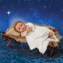 Load image into Gallery viewer, The Ashton - Drake Galleries Jesus Our Savior With Realistic Manger And Natural Fabrics So Truly Real® Lifelike & RealTouch® Vinyl Skin Hand-Rooted Hair Weighted Doll by Linda Murray 17-inches - RCE Global Solutions