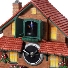 Load image into Gallery viewer, The Bradford Exchange Golden Spike Locomotive Cuckoo Wall Clock With Moving Train and Authentic Railroad Sounds a Tribute to Historic Completion of U.S. Transcontinental Railroad 22"-Inches - RCE Global Solutions