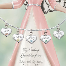 Load image into Gallery viewer, The Bradford Exchange Darling Granddaughter, I Wish You Collectible Angel Figurine Gift 7.75-inches - RCE Global Solutions