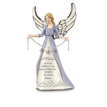 Load image into Gallery viewer, A Mother's Heart Birthstone Charm Angel Figurine: Personalized Gift for Mom by The Bradford Editions - RCE Global Solutions