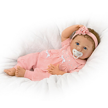 Load image into Gallery viewer, The Ashton - Drake Galleries Chloe Coos So Truly Real® Vinyl Interactive Doll Breathes and Coos Weighted Poseable Baby Girl Doll by Linda Murray 18"-inches - RCE Global Solutions