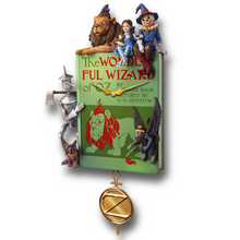 Load image into Gallery viewer, The Bradford Exchange Wizard Of Oz Sculptural Book Cover Wall Clock - RCE Global Solutions
