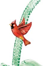 Load image into Gallery viewer, The Bradford Exchange Cardinal Serenade Issue #1 Hand-Blown Art Glass Bowl by James Hautman 7.25-inches - RCE Global Solutions