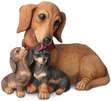 Load image into Gallery viewer, Dachshund Kisses Mother And Puppies Masterpiece Sculpture by The Bradford Exchange - RCE Global Solutions