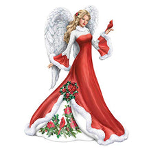 Load image into Gallery viewer, The Hamilton Collection Wintery Interlude Hand-Painted Angel Figurine 7.5-inches - RCE Global Solutions