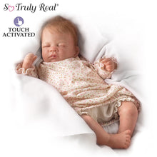 Load image into Gallery viewer, The Ashton - Drake Galleries "Hush, Little Baby" Lifelike "Breathing" Doll Lifelike Poseable So Truly Real® Interactive & Realistic Baby Doll with RealTouch® Vinyl Skin by Waltraud Hanl 18-inches - RCE Global Solutions