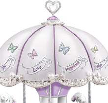 Load image into Gallery viewer, The Bradford Exchange Granddaughter I Wish You Musical Revolving Carousel Lights Up - RCE Global Solutions