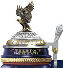 Load image into Gallery viewer, The Bradford Exchange President Abraham Lincoln Heirloom Porcelain Stein - RCE Global Solutions