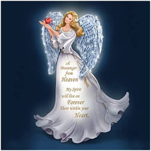 Load image into Gallery viewer, The Bradford Exchange Forever with You Figurine Illuminated Crystal Winged Angel Figurine - RCE Global Solutions