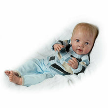 Load image into Gallery viewer, The Ashton - Drake Galleries Noah's Happy As Can Be So Truly Real® Vinyl Baby Boy Doll Interactive Moves and Coos when Touched with Realistic Movements Weighted Poseable by Linda Murray 22"-inches - RCE Global Solutions