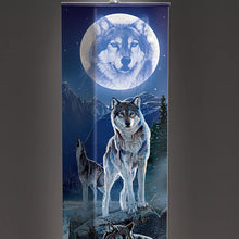 Load image into Gallery viewer, Al Agnew Mystic Moonlight Wolf Art Floor Lamp with Foot Pedal Switch - RCE Global Solutions
