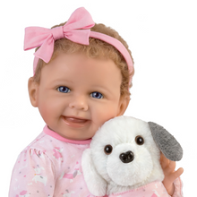 Load image into Gallery viewer, The Ashton - Drake Galleries Interactive Layla Coo's and Giggles with Plush Puppy that Happy Barks Back So Truly Real® Girl Doll with RealTouch® Vinyl Skin by Master Doll Artist Bonnie Chyle 18"-inches - RCE Global Solutions