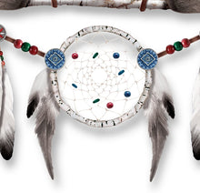 Load image into Gallery viewer, The Bradford Exchange Cynthie Fisher Wolf Art Dreamcatcher Wall Plaque Lights Up and Glows in The Dark - RCE Global Solutions