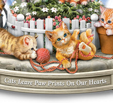 Load image into Gallery viewer, Bradford Exchange Jurgen Scholz Kittens Rotating Musical Glitter Globe: Paws-itively Precious - RCE Global Solutions