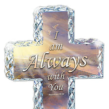 Load image into Gallery viewer, The Bradford Exchange Greg Olsen I Am Always With You Messages Of Faith Crystalline Cross 3.75" Width x 6.5" Height - RCE Global Solutions