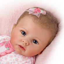 Load image into Gallery viewer, The Ashton - Drake Galleries Katie Coos Breathes has Heartbeat Interactive So Truly Real® Lifelike Baby Girl Doll Weighted Poseable with Soft RealTouch® Vinyl Skin by Master Doll Artist Linda Murray 19"- Inches - RCE Global Solutions