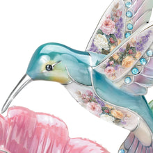 Load image into Gallery viewer, The Bradford Exchange Lena Liu Porcelain Hummingbird Accent Lamp: Radiant Gardens - RCE Global Solutions