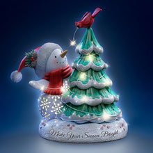 Load image into Gallery viewer, Bradford Exchange Sparkle Delights Snowman Sculpture Make Your Season Bright #1 - RCE Global Solutions
