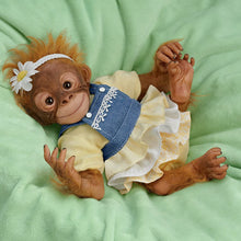 Load image into Gallery viewer, The Ashton-Drake Galleries Darling Daisy Monkey So Truly Real Weighted Newborn Baby Doll 12-inches - RCE Global Solutions