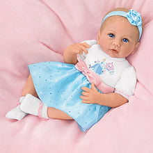 Load image into Gallery viewer, The Ashton - Drake Galleries Perfect Little Princess Lifelike So Truly Real® Baby Girl Doll in Disney Cinderella Outfit Weighted Fully Poseable with Soft RealTouch® Vinyl Skin by Linda Murray 17"-Inches - RCE Global Solutions