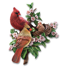 Load image into Gallery viewer, The Bradford Exchange Cozy Cardinals Springtime Wall Decor Sculpture - RCE Global Solutions