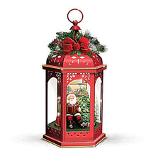 Load image into Gallery viewer, The Bradford Exchange Merry Christmas To All Storytelling Sculpted Santa Illuminating Lantern by Thomas Kinkade 14.5-inches - RCE Global Solutions