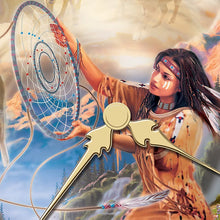 Load image into Gallery viewer, The Bradford Exchange Native American-Inspired Stained Glass Wall Clock: Illuminating Spirits - RCE Global Solutions