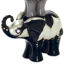 Load image into Gallery viewer, The Hamilton Collection Blake Jensen Good Luck Stacked Elephants Figurine with Swarovski Crystals - RCE Global Solutions
