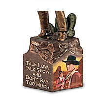 Load image into Gallery viewer, Bradford Exchange John Wayne The Legend Sculpture: Don't Say Too Much #2 - RCE Global Solutions