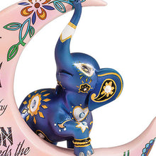 Load image into Gallery viewer, The Hamilton Collection I Need You The Way The Moon Needs The Stars Cosmic Elephant and Moon Figurine Collection by Blake Jensen 4"W x 4.5"H - RCE Global Solutions