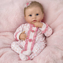 Load image into Gallery viewer, The Ashton - Drake Galleries Katie Coos Breathes has Heartbeat Interactive So Truly Real® Lifelike Baby Girl Doll Weighted Poseable with Soft RealTouch® Vinyl Skin by Master Doll Artist Linda Murray 19"- Inches - RCE Global Solutions