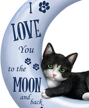 Load image into Gallery viewer, The Hamilton Collection Blake Jensen Collectible Cat Figurine in Pearlescent Moon with Loving Sentiment - RCE Global Solutions