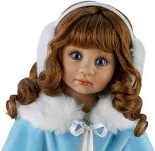 Load image into Gallery viewer, The Ashton - Drake Galleries Victoria Child Girl Doll in Winter Ensemble Hand Painted and Handcrafted of Fine Artisan Vinyl with Lush Cape Trimmed in Faux Fur by Master Doll Artist Angela Sutter 25"-inches - RCE Global Solutions
