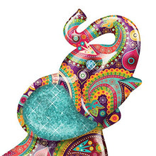 Load image into Gallery viewer, The Hamilton Collection Paisley Elephant Figurine with Glitter and Faux Gem Eyes - RCE Global Solutions