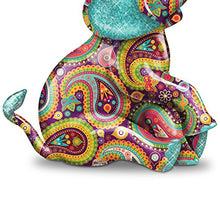 Load image into Gallery viewer, The Hamilton Collection Paisley Elephant Figurine with Glitter and Faux Gem Eyes - RCE Global Solutions