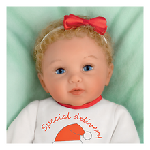 Load image into Gallery viewer, The Ashton - Drake Galleries Mommy's Girl Holiday Edition Baby Doll With 2 Outfits Lifelike & Poseable RealTouch® Vinyl Skin, Hand Rooted Hair & Cuddly Beanbag Body Girl Doll by Ping Lau 17-inches - RCE Global Solutions