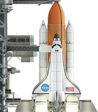 Load image into Gallery viewer, The Bradford Exchange Hawthorne Village Division Kennedy Space Center Launch Pad Lights Up Space Shuttle Sculpture 17-inches - RCE Global Solutions