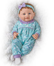 Load image into Gallery viewer, The Ashton - Drake Galleries Mia and Sparkle Lifelike So Truly Real® Baby Girl Doll Weighted with Soft RealTouch® Vinyl Skin and Plush Unicorn Friend by Master Doll Artist Violet Parker 17"-Inches - RCE Global Solutions