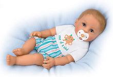 Load image into Gallery viewer, The Ashton - Drake Galleries Cody One of a Kind Lifelike So Truly Real® Baby Boy Doll Magnetic Pacifier Weighted Fully Poseable with Soft RealTouch® Vinyl Skin by Doll Artist Ping Lau 18"-Inches - RCE Global Solutions