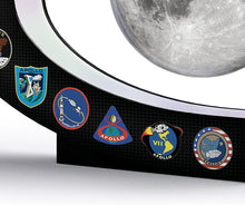 Load image into Gallery viewer, The Bradford Exchange Apollo Missions Spinning Levitating Moon Sculpture with Base That Lights Up - RCE Global Solutions