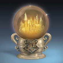Load image into Gallery viewer, Harry Potter Laser-Etched Glass Orb Lights Up With HOGWARTS House Colors - RCE Global Solutions