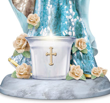 Load image into Gallery viewer, The Bradford Exchange Blessed Virgin Mary Religious Mosaic Sculpture with Glass Votive and LED Candle - RCE Global Solutions